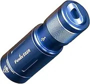 Fenix E02R Rechargeable Torch - Aluminum & LED Torch - 200 Lumen & 49m Beam - 2 Brightness Level & Keychain Handheld - Waterproof & Micro USB Charging Port - Flashlight for Hiking or Reading - Blue