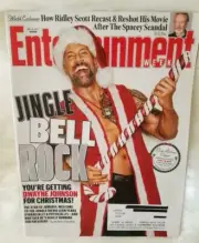 DWAYNE JOHNSON JINGLE BELL ROCK ENTERTAINMENT WEEKLY MAGAZINE DEC 2017 M. MARKLE