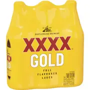 XXXX Gold Mid Strength Lager Bottles 750ml x 3 Pack