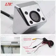 Silver Car Rear View Parking Camera Wide View Lens Night Vision w/ 4 IR Lights