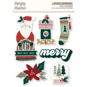 Boho Christmas Layered Chipboard- (Pack of 3)