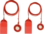 Pack of 2 Treadmill Safety Key Universal Magnet Security Lock Treadmill