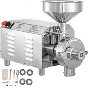 VEVOR Commercial Grinding Machine for Grain 2200W, Electric Grain Grinder 30-50KG/H, Powder Grinding Machine 50KG Capacity, Powder Machine Herb Stainl
