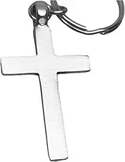 [Trilogy Jewelry] Christian Cross Crucifix Keychain Key Fob Tag Ring
