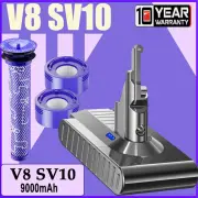 9500mAh Battery for Dyson V8 SV10 V8 Animal Absolute V8 Cord-Free Vacuum Cleaner