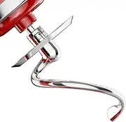 Stainless Steel Spiral Dough Hook for KitchenAid Stand Mixer, Bread Hook Attachment Fits 4.5-5 QT Mixing Bowl for Tilt-Head Stand Mixers, Mixer Accessories, Dishwasher Safe by GVODE, G2302