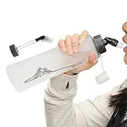 Soft Flask | Portable Water Bottle Folding Drink Bags 500ml,Outdoor Sports Accessory Foldable Hydration Flask With Extension Tube For Mountaineering