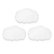 3Pcs Coaster Mold for Epoxy Resin 4.72"x3.94"x0.37" Silicone Geode Casting Tray
