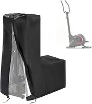 J&C Elliptical Cover, 420D Outdoor Elliptical Machine Cover Waterproof with Zipper Universal Fit Durable Stepping Elliptical Trainer Covers for Home Use