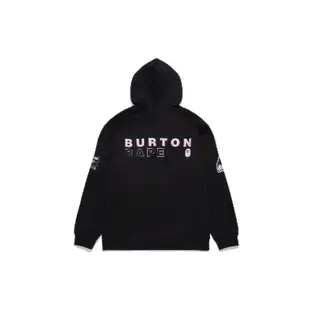 BAPE X BURTON 鯊魚帽T  黑2XL 黑XL 帽T