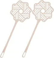 LOEFLIFA 2pcs Ergonomic Quilt Duster Tool Easy Dust Cleaner for Comfortable Tapping and Cleaning of Blankets Clothes and Carpets Versatile Household Dusting