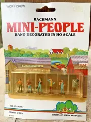 Bachmann Mini-People Work Crew HO Scale Hand Decorated Accessories 42-3304 NIP