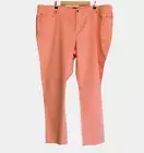 Eileen Fisher Woman 5 Pocket Lean Jean Organic Cotton Size 22W Stretch Peach