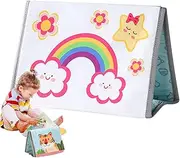 Lesunbak Cloth Books - Touch and Feel Cloth Books,Sensory Interactive Learning Toy Tear-Resistant with Squeaky Sounds for Boys Girls Early Education