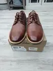 Clarks Atticus Lace Mens Oxford Shoes Mahogany Leather 26136156