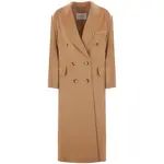 [Max Mara] Max Mara Double-breasted Camel Coat 40 IT BROWN