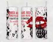 Sassy Valentine Middle Finger Design 20oz Skinny Tumbler