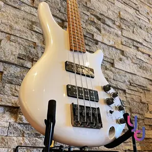 現貨可分期 贈終身保固 Ibanez SR300 E 高階 主動式 電 貝斯 BASS 珍珠白 公司貨 印尼廠