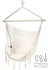 Jelofly Hammock Chair Large Hanging Rope Swing Seat Chair with Pocket Max 350...