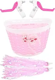MUELODSIC 1Set Bike Streamers for Decorative Tassel Ribbons for Bicycle Handlebar Basket Fun Bike Accessories for Birthdays and Holidays