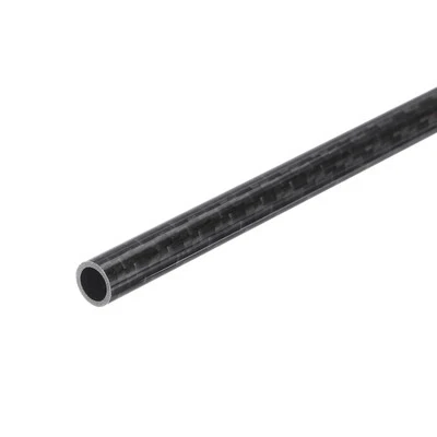 Carbon Fiber Tube 6x8x170mm Glossy Surface 3K Roll Wrapped for Plane