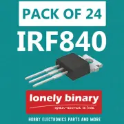 LONELY BINARY N-Channel Power Mosfet IRF840 LOGIC LEVEL UNO R3 MEGA 2560 ESP32