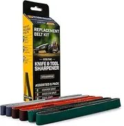 [Work Sharp] Knife & Tool Sharpener Replacement Belt Kit (WSKTS & WSKTS-KT)