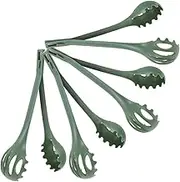 Zerodeko 4pcs Multifunctional Egg Whisk Salad Tongs Cooking Noodles Tong Long Handled Whisk Bread Kitchen Utensil Set