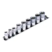 Sidchrome SCMT70288 - Socket Set Torx - 9 Piece