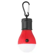 Camping Lantern, 1 Pack LED Tent Lamp Bulb Battery Powered 3 Modes, Red