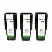 45x Plastic Flower Pot Plant Nursery Flowerpot Seedlings Planter Containers Set