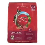 Small Bites Dry Dog Food for Adults, High Protein Beef & Rice, 31.1 lb Bag