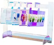 Nail Tip Display Board | Acrylic False Nail Practice Display Board,Professional Fingernail Tips Card Stand Salon Showing Shelf