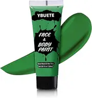 YBUETE Green Face Body Paint Set, Professional Paint Set for Halloween Cosplay Costume Party, Full-coverage Multi-Color Cream Makeup Blendable Set for Adults Halloween Cosplay SFX Makeup Paint