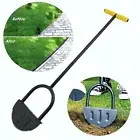 Premium Half Moon Lawn Edger with Extended Steel Handle and Comfortable Grip