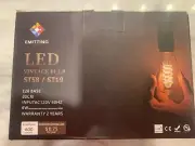 Emitting LED Bulbs 60W Equivalent ST19 ST58, QTY 6