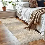 Washable Runner Rug - Bedroom Rug Runners Floor Area Rug and Mat for Hallways Vintage Kitchen Runner Rug Long Bathroom Runner Rugs Carpet Laundry Room Bedroom, 100-600cm(100x600cm)