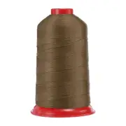 1400 Yards Bonded Nylon Sewing Thread 420D/3 Nylon Upholstery Thread Dark Brown
