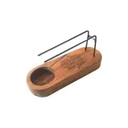 1 X Small Palo Santo Heater - Teak Wood - Hamsa Design