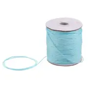 1.5mm Nylon Satin Cord 150 Yards Bracelet String Beading Thread, Sky Blue
