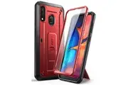 For Samsung Galaxy A20 / A30 Ub Pro Full-Body Rugged Holster Case With Built-In Screen Protector & Kickstand