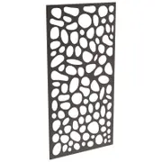 ProtectorAl 300-1200w x 1201-2400h Satin Black Riverstone Unframed Solid Aluminium Decorative Panel