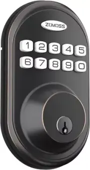 Keyless Entry Door Lock Deadbolt, Zomoss Door Locks with Keypads, Electronic Key