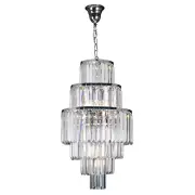 Celestial 39cm 9 Light 6 Tier Crystal Glass Chandelier
