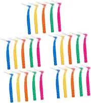 TOVINANNA 5sets Interdental Brush for Adults Teeth Cleaning Tools Protect Tooth Enamel Cleaning Brush 50pcs*5