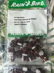 QTY (40) NEW Rain Bird Nozzles Com Rain Noz # 16 Brown N/P B8160016 that 2 bags