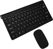 Mini Wireless Keyboard and Mouse Set Quiet Portable Energy Saving for Home Office