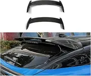 Spoilers Accessories Segmented Large Top Wing Rear GT Sports Fixed Wind Wing Carbon Fiber Style ABS Compatible for Ford Mustang Mach-E(Carbon Fiber Look)
