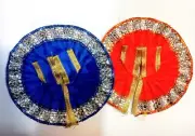 2 Lovely Assorted Laddu Gopal Kanha ji Designer Dress Poshak Lord Krishna Gift