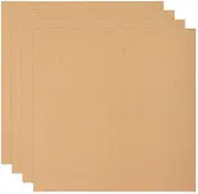 [uxcell] MDF Wood Board for Crafts,1/12"(2mm) Thick Medium Density Fiberboard Unfinished Wood for DIY Projects, Art Classes, Carpentry, Painting (4 x 4 in,4Pcs)